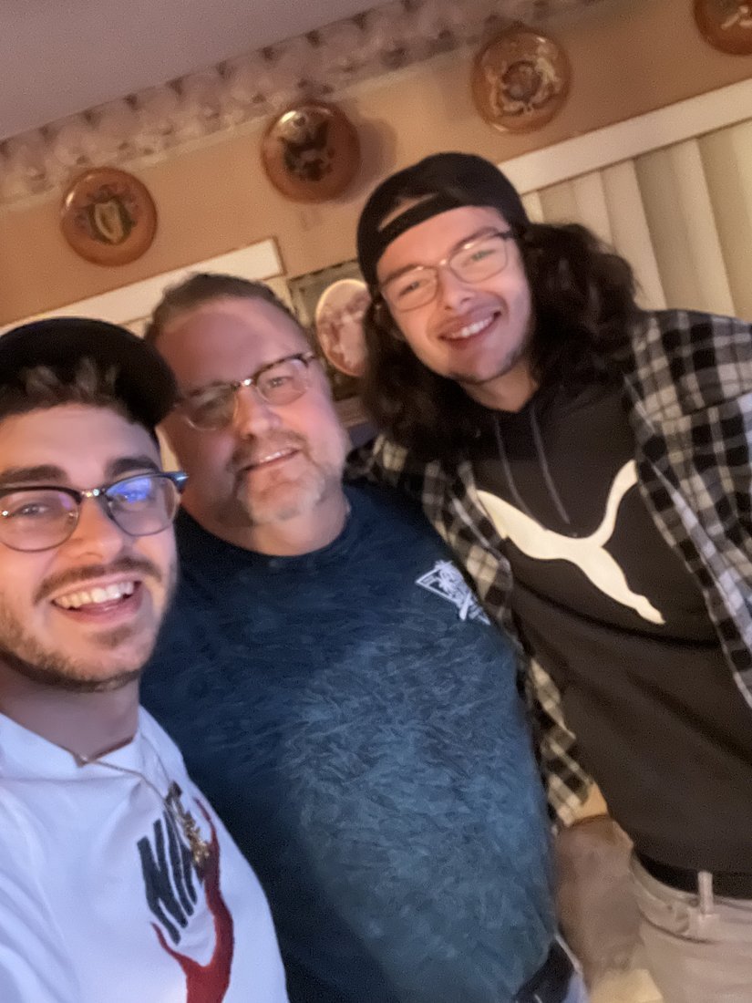 Dylan, Christiaan, and Digby together